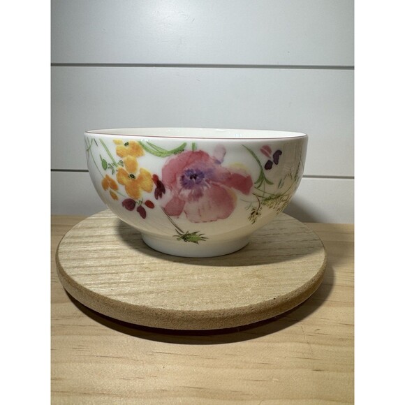 Villeroy & Boch “Mariefleur Gris” 2 Bowls Porcelain Germany Cottagecore Floral - Picture 2 of 6